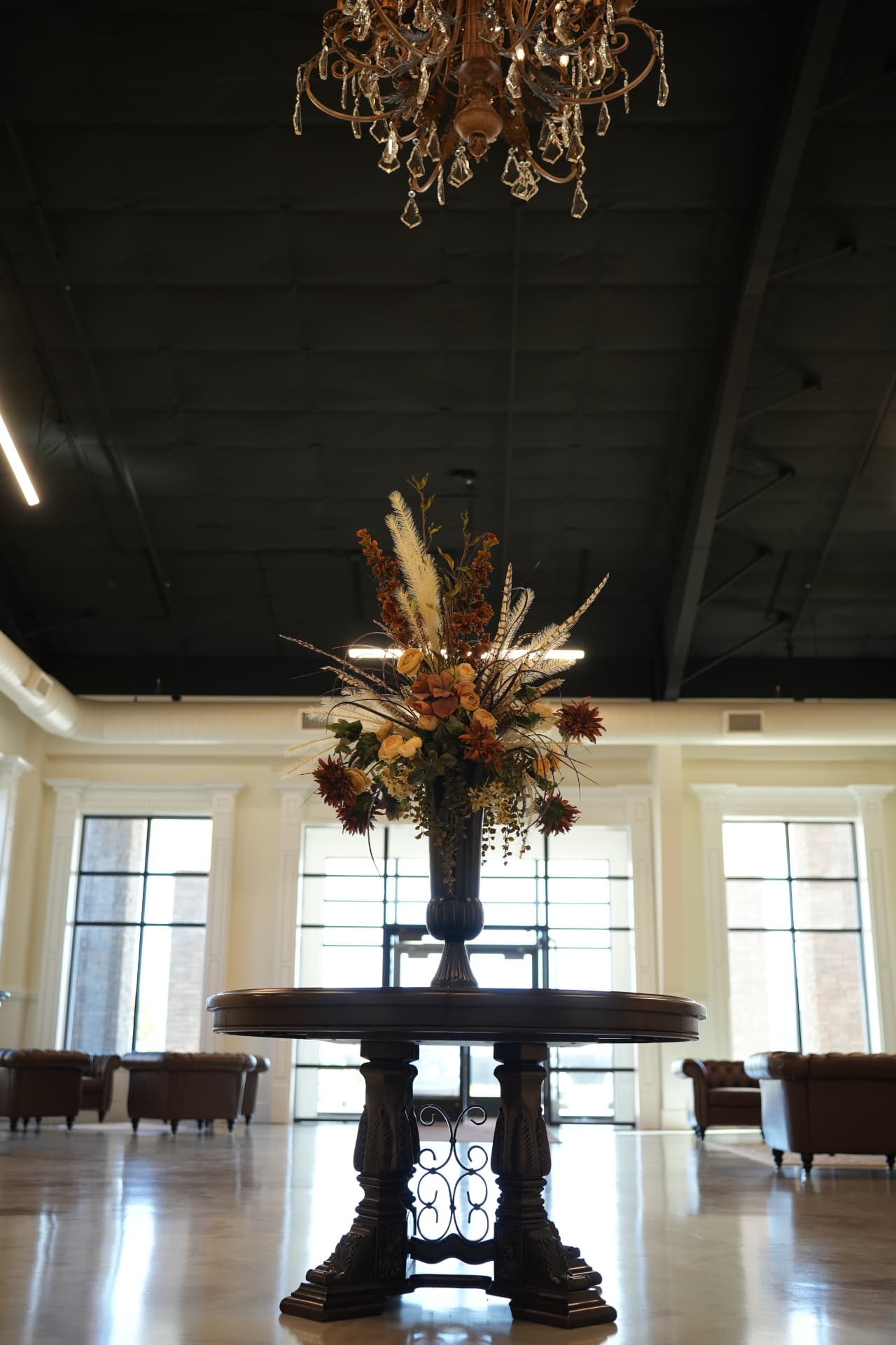 The lobby at Apostolic Faith Church